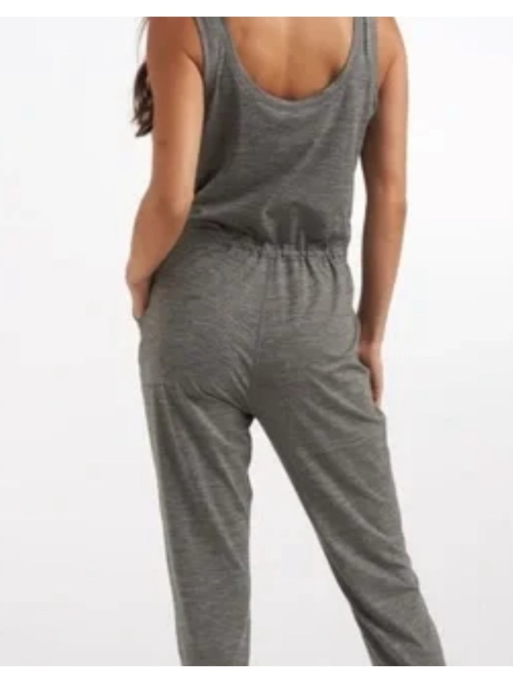 EUC - Vuori Lux Harem Jumpsuit in Heather Gray -  Size: Small - Picture 4 of 5